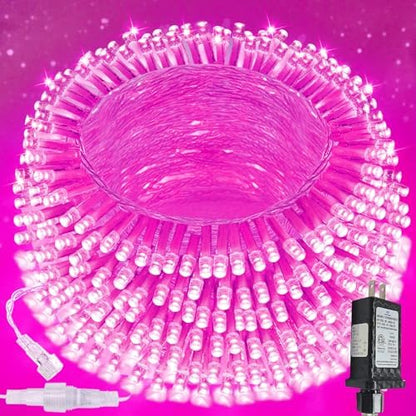 200 LED Connectable String Lights, 66FT Christmas Lights Outdoor Indoor