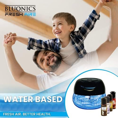 Bluonics Fresh Aire 3-Pack Water Air Washer, Water-Based Air Revitalizer & Room Freshener with 7-Color LED Night Light and Relaxing White Noise for Home, Bedroom, Office