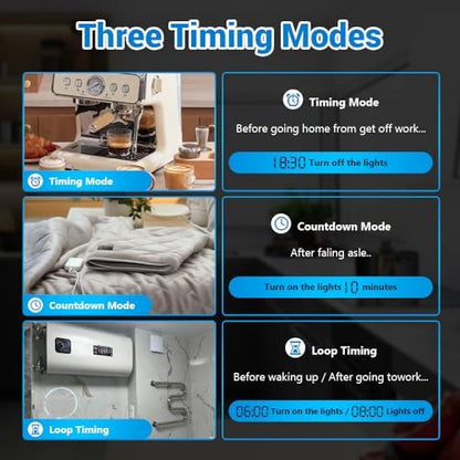 WiFi Circuit Breaker, 1P+N 50A 230V Smart Home Wireless