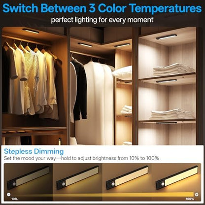 Under Cabinet Lighting,Motion Sensor Light with Remote Control