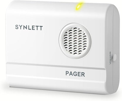 Portable Pager Accessory for Simple Alert Caregiver System | Portable receiver with audible alerts for caregiver assistance, home care and elderly monitoring