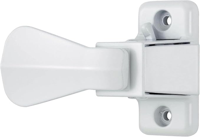 Ideal Security GL Lever Handle Set for Storm Doors and Screen Doors, Storm Door Handle Replacement, Screen Door Handle, White