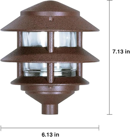 Nuvo Lighting SF76/632 Transitional One Light Post Mount in Bronze/Dark finish