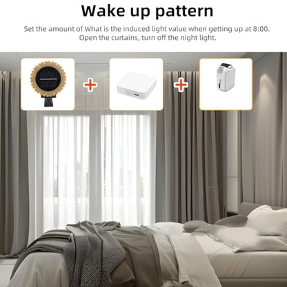 Smart Rain Sensor, Wireless Outdoor with Solar Charging, Real Time Weather Monitoring Water Detection for Home Automation and Tuya ZigBee App