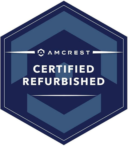 Amcrest 4K (8MP) IP POE Camera, UltraHD Outdoor Bullet, 3840x2160, 98ft NightVision, 125° FOV, MicroSD (256GB), Human & Vehicle Detection, Tripwire & Intrusion, (REP-IP8M-2496EW-AI-V3) (Renewed)