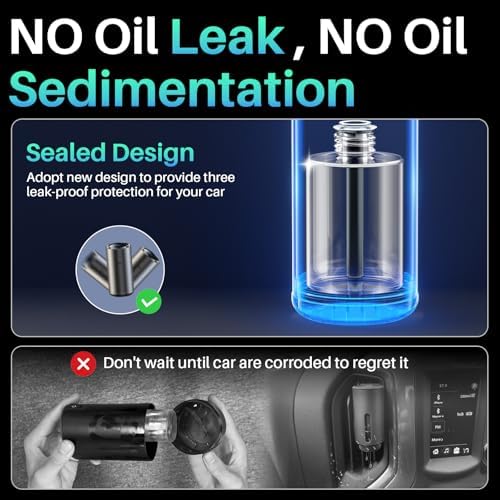 CO01 Ultrasonic Smart Car Air Freshener 100ml Ocean 5 Modes RGB Auto On Off