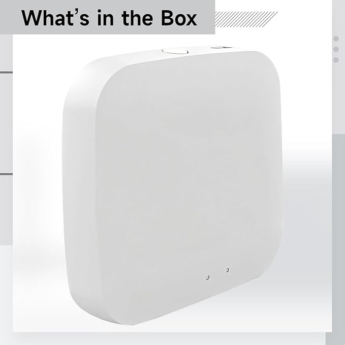 Smart Home Zigbee 3.0 Hub, Connects 50 Devices, Alexa and Assistant Compatible, Control Via App,