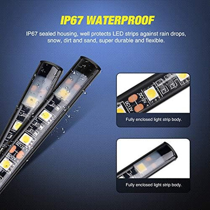 Nilight 3PCS 60 Inch Truck Bed Light Kit 270 LEDs