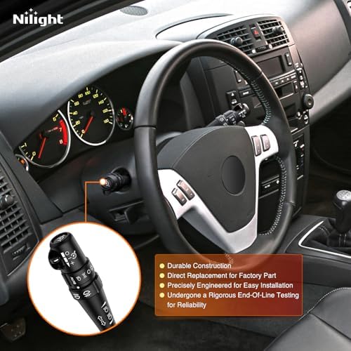 Nilight Turn Signal Switch Compatible with 2004 2005 2006 2007 Cadillac CTS