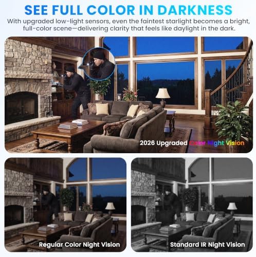 2K Mini Camera Module with Color Night Vision