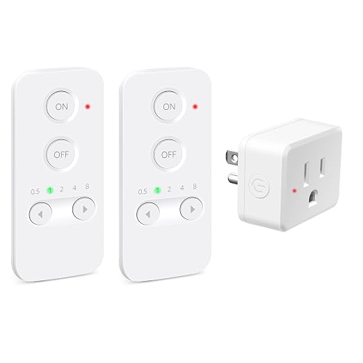 NineLeaf Programmable Remote Timer Switch & Wireless Outlet Plug, 500ft Range Plug in Light Switch, 15A/1500W Wall Mounted On/Off, No Wiring Needed for Fans, Christmas Lights, 2Remotes 1Outlet