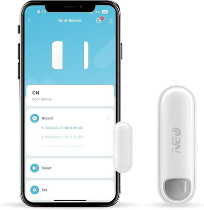 NEO Zigbee 3.0 Plus Door/Window Sensor Mini Sized Smart Home Automation Security, Magnetic, Work with Smartthings