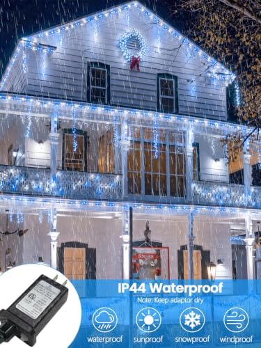 200 LED Connectable String Lights, 66FT Christmas Lights Outdoor Indoor