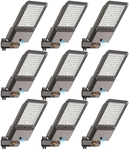 AIKVSXER 240W LED Parking Lot Light 60000LM Outdoor Street Lights 9 Pack