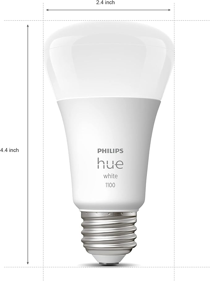 Philips Hue White Smart LED Bulbs (4-Pack) and Hue Bridge