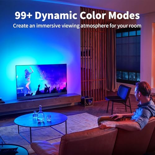 iNextStation 32.8FT Smart IC Neon LED Strip Lights RGB USB LED Rope Lights