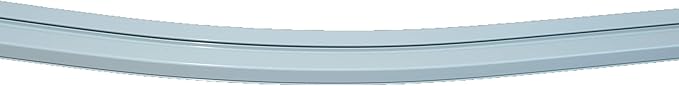 Custom Size Flexible Bendable Curved Electric Motorized Traverse Remote Controlled Drapery Track for Corner or Bay Window 118” CL200BT-CT