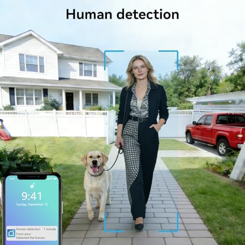 2 Wired Video Intercom System, 7 Inches Video Doorbell Camera with Monitor, Wired Video Door Phone HD Camera Kits Support tuya, Two Way Talk, Video Recording, Remote Unlock for Smart Home