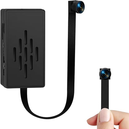 1080P Mini Camera DIY Module with 2.4G/5Ghz WiFi, Nanny Cam with 300 Minutes Battery, Motion Detection, 140° Wide Angle, App Control, Portable Small Camera Module for Home Security, Pets, Office