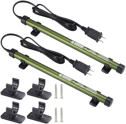 ZARPAX Gun Safe Dehumidifier Rod 12" Electric Plug In - 2 Pack