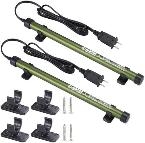 ZARPAX Gun Safe Dehumidifier Rod 12" Electric Plug In - 2 Pack