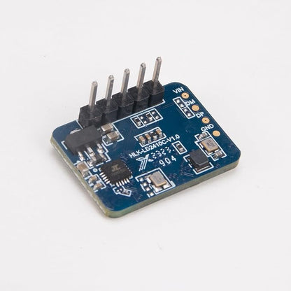 ZORZA 1Pcs LD2410C 24GHz Millimeter-Wave Human Presence Radar Sensor 5V | Detection Distance 0.75m~6m Adjustable,Angle ± 60°,Non-Contact,No Complex Coding,GPIO UART Output,for Home Assistant ESP32