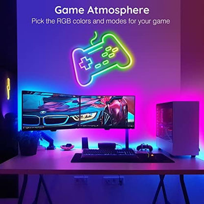 AILBTON Led Neon Rope Lights 100Ft,Flexible,Control with App/Remote,Multiple Modes,IP65 Outdoor RGB Waterproof,Music Sync Gaming Strip Lights for Bedroom Indoor