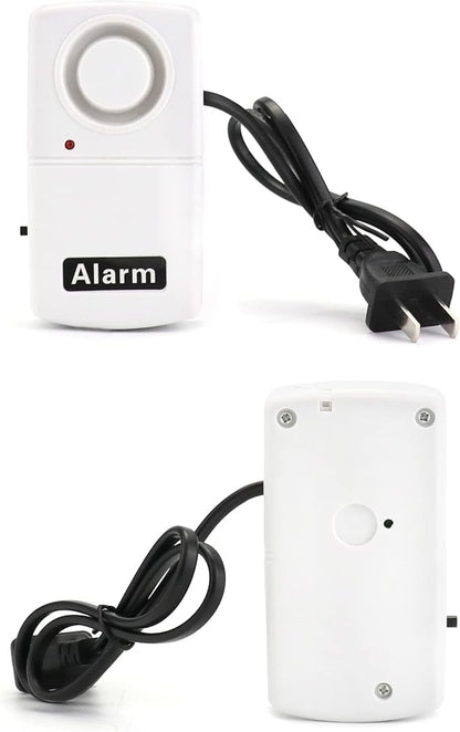QWORK Power Failure Alarm, 4 Pack Automatic Power Cut Failure Outage Alarm 120db LED Indicator Smart Warning Siren Power by 9V Battery (NOT Included), Plug 220V