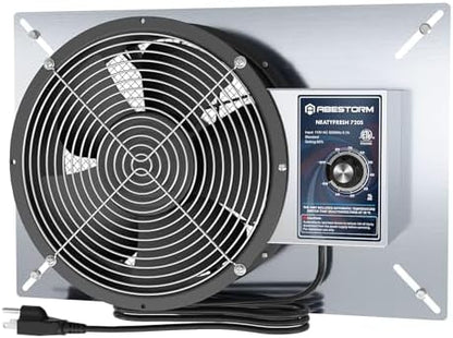 Abestorm 720 CFM Crawlspace Ventilation Fan with Humidistat 10 Inch