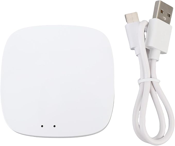 Garosa Wireless Smart, Hub for Smart Home Control with Tuya Compatibility Supports 50 Devices Works with Assistant (White)