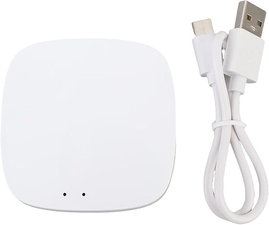 Garosa Wireless Smart, Hub for Smart Home Control with Tuya Compatibility Supports 50 Devices Works with Assistant (White)