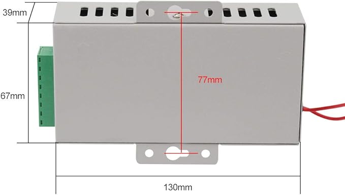 YiToo Access Control Power Supply K80 Power Switch DC 12V 5A AC 110~260V for All Types Access Control System Door Lock with Time Delay