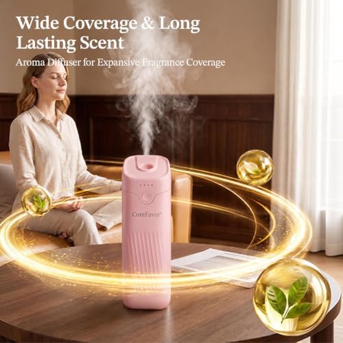 Waterless Essential Oil Diffuser (M60) with 3x120ml Oil