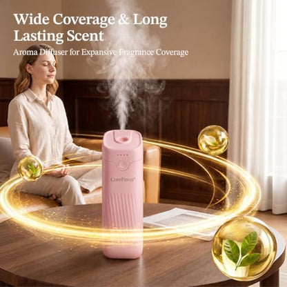 Waterless Essential Oil Diffuser (M60) with 3x120ml Oil