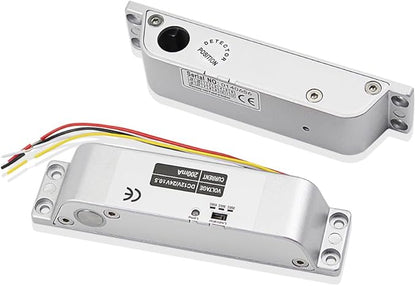 Electric Drop Bolt Lock DC 12V Fail Safe NC Mode Electronic Door Lock for Access Control Security System with Time Delay