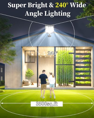 Ofuray Solar Street Lights Outdoor,Of-12000W Commercial Parking Lot Light
