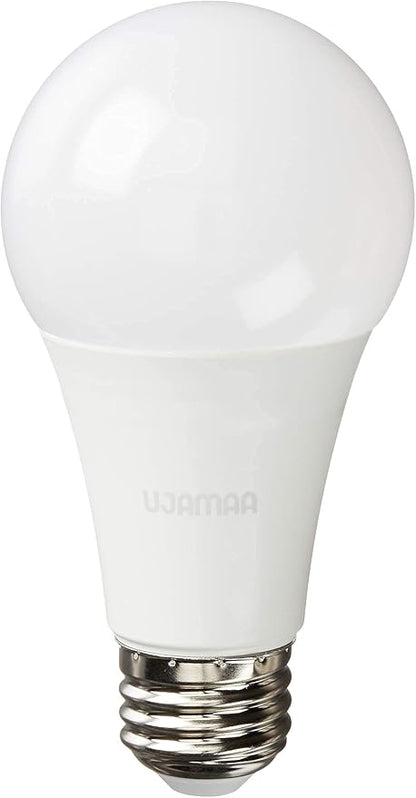 Ujamaa Lighting Smart 2.4GHz Wi-Fi LED Light Bulb, 9W, Multi-Color, Dimmable, A19, E26, Compatiable with Alexa and Google Home Assistant, Controlled by Smart Life App