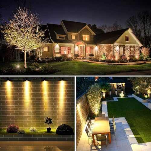 Svater Landscape Lighting Low Voltage 10 Pack IP65 Waterproof 12V Plug in