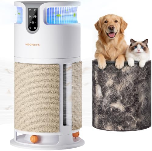 Meowant Pet Air Purifier for Home Large Room,H13 HEPA Filter Up to 3900 Ft²