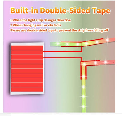 NBBUFF Led Lights for Bedroom 150FT, RGB Led Strip Lights Music Sync