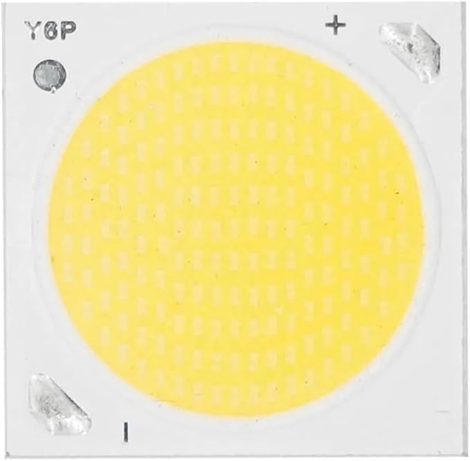 1pcs High Power 80W 37.5V Led COB LED Bulbs Chip Small Size High Density Chip Lamp Smart IC Chip for DIY Warm White(White)