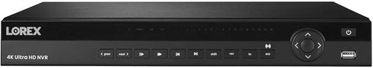 Lorex N882A38B 32 Channel 4K 2x4TB IP Ultra HD Pro Series Security System NVR, Audio, Multiple Recording Modes, Black