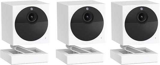 Cam Outdoor Add-on v2 (3 Cameras, Requires Base Station) - 1080p HD Wireless Home Security Camera, 6-Month Battery Life, Color Night Vision, 2-Way Audio, PIR Motion Detection, 24/7 Recording