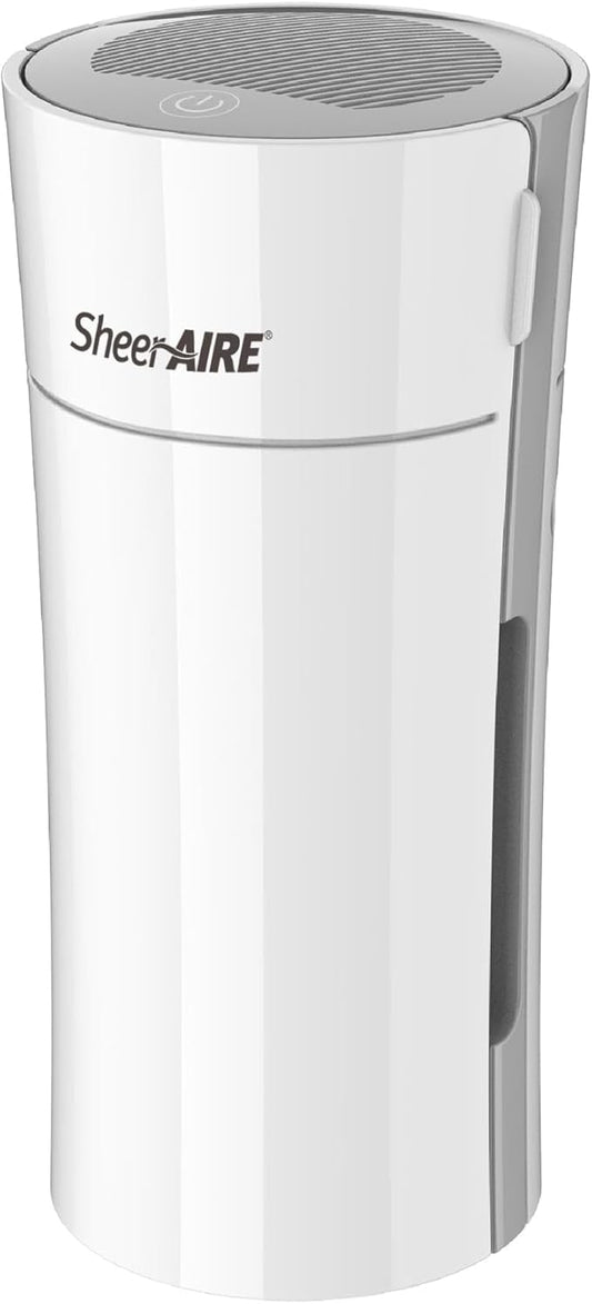 Home & Car HEPA Air Purifier USB-C Charging Ultra-Quiet 22dB Compact Design Night Light 360° Outlet Suitable for Car Interiors Desks Dorms & Pet Crates