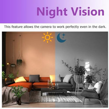 Security Camera, Hidden Spy Camera, 1080P Nanny Cam, No WiFi