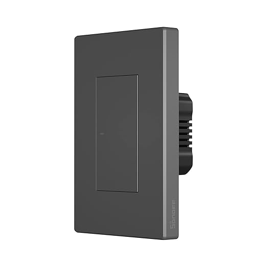 SONOFF M5 Matter Smart WiFi Light Switch, 1-Gang Wall Switch with Timing & Voice Control, Compatible with Matter, Alexa & Google Home, Requires Neutral Wire (120 Type)