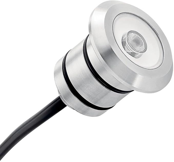 Kichler 16140SS27 Transitional LED Mini All-Purpose from Landscape LED Collection in Pewter, Nickel, Silver Finish,