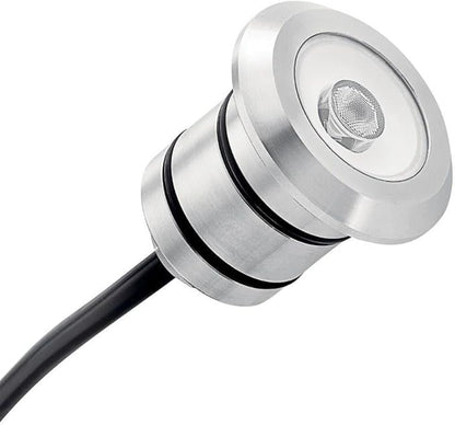 Kichler 16140SS27 Transitional LED Mini All-Purpose from Landscape LED Collection in Pewter, Nickel, Silver Finish,