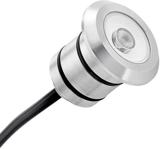 Kichler 16140SS27 Transitional LED Mini All-Purpose from Landscape LED Collection in Pewter, Nickel, Silver Finish,
