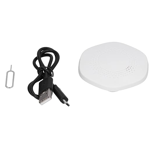 ZigBee Temperature Humidity Sensor Wireless Smart Switch 3-Device Control with Sound Light Alarm for Smart Home Automation